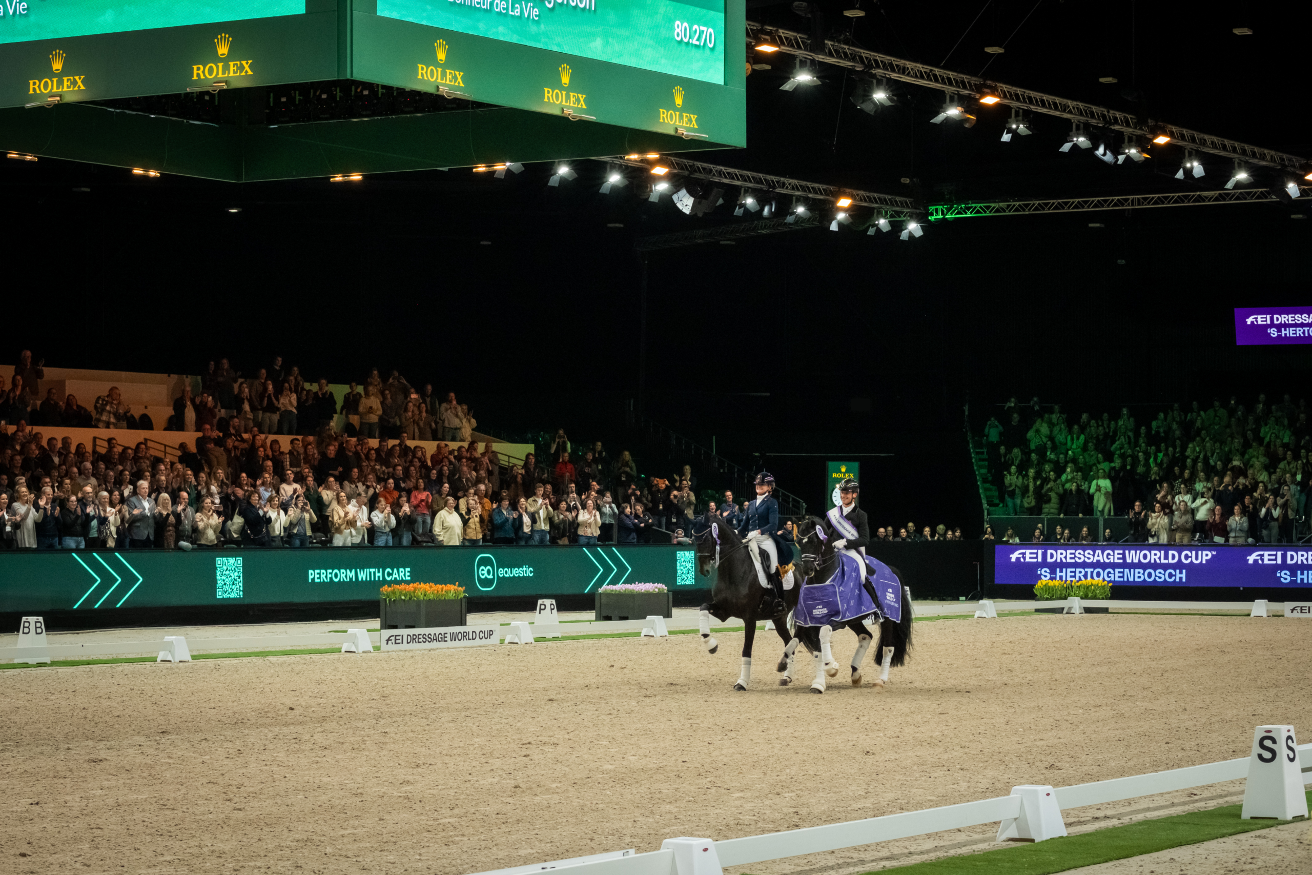 Equestic technologies at the FEI World Cup Dressage at the Dutch Masters